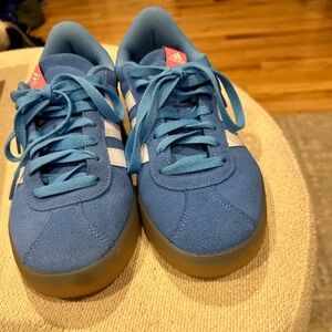 Blue sneakers